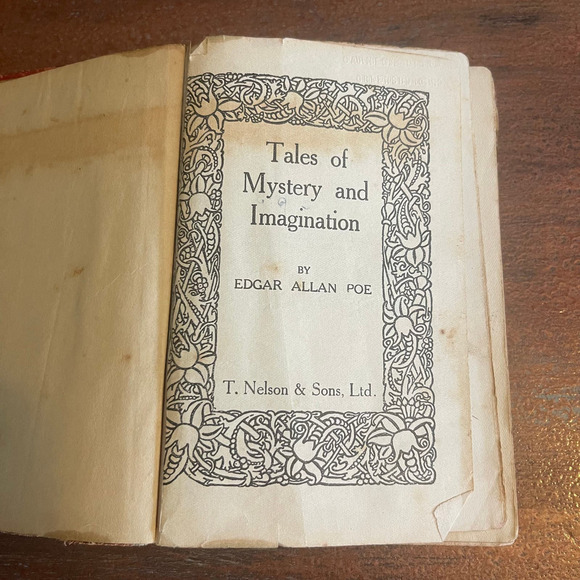 Vintage Book "Tales of Mystery and Imagination" by Edgar Allan Poe - Picture 1 of 8